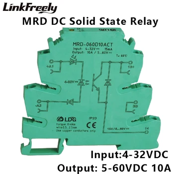 MRD-060D10ACT 10pcs PLC Interface Solid State Relay Module DC to DC 10A 1-60VDC Ouput Input: 5V 12V 24V DC SSR Voltage Relay Din
MRD-060D10ACT 10pcs PLC Interface Solid State Relay Module DC to DC 10A 1-60VDC Ouput Input: 5V 12V 24V DC SSR Voltage Relay Din