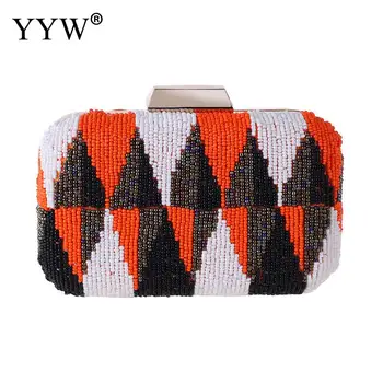 Geometric Cluch Bag Women Wedding Handbag Contrast Color Evening Party Bride Purse Beaded Wedding Clutches Desinger Handbag 2019
Geometric Cluch Bag Women Wedding Handbag Contrast Color Evening Party Bride Purse Beaded Wedding Clutches Desinger Handbag 2019