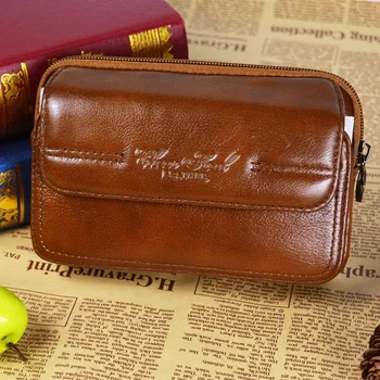 CHEER SOUL Designer Brand Genuine Leather Men's Bag 5.5 inch Wallet Mobile Phone Bag Fashion Hanging Waist Bag Card Key Pack
CHEER SOUL Designer Brand Genuine Leather Men's Bag 5.5 inch Wallet Mobile Phone Bag Fashion Hanging Waist Bag Card Key Pack