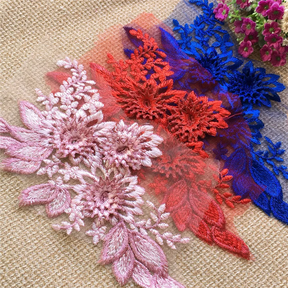 1pcs Lace Fabric Exquisite 3D Flower Lace Applique neckline collar DIY Cloth Accessory Lace Embroidery Sewing craft supplies New
1pcs Lace Fabric Exquisite 3D Flower Lace Applique neckline collar DIY Cloth Accessory Lace Embroidery Sewing craft supplies New