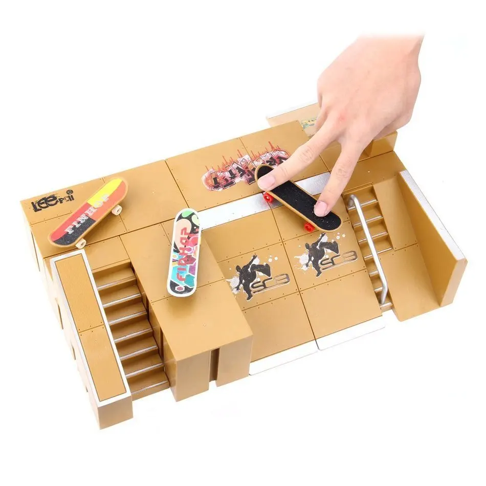 2018 Brand New Arrival 8pcs Skate Park Kit Ramp Parts Sets for Finger Board Ultimate Sport Training Props Professional Platform
2018 Brand New Arrival 8pcs Skate Park Kit Ramp Parts Sets for Finger Board Ultimate Sport Training Props Professional Platform