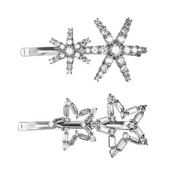 2020 New 1 pc Fashion Hair Barrette Snowflake Star Shape Hairpins Accessories For Women Girls Crystal Hairclip Ornaments
2020 New 1 pc Fashion Hair Barrette Snowflake Star Shape Hairpins Accessories For Women Girls Crystal Hairclip Ornaments