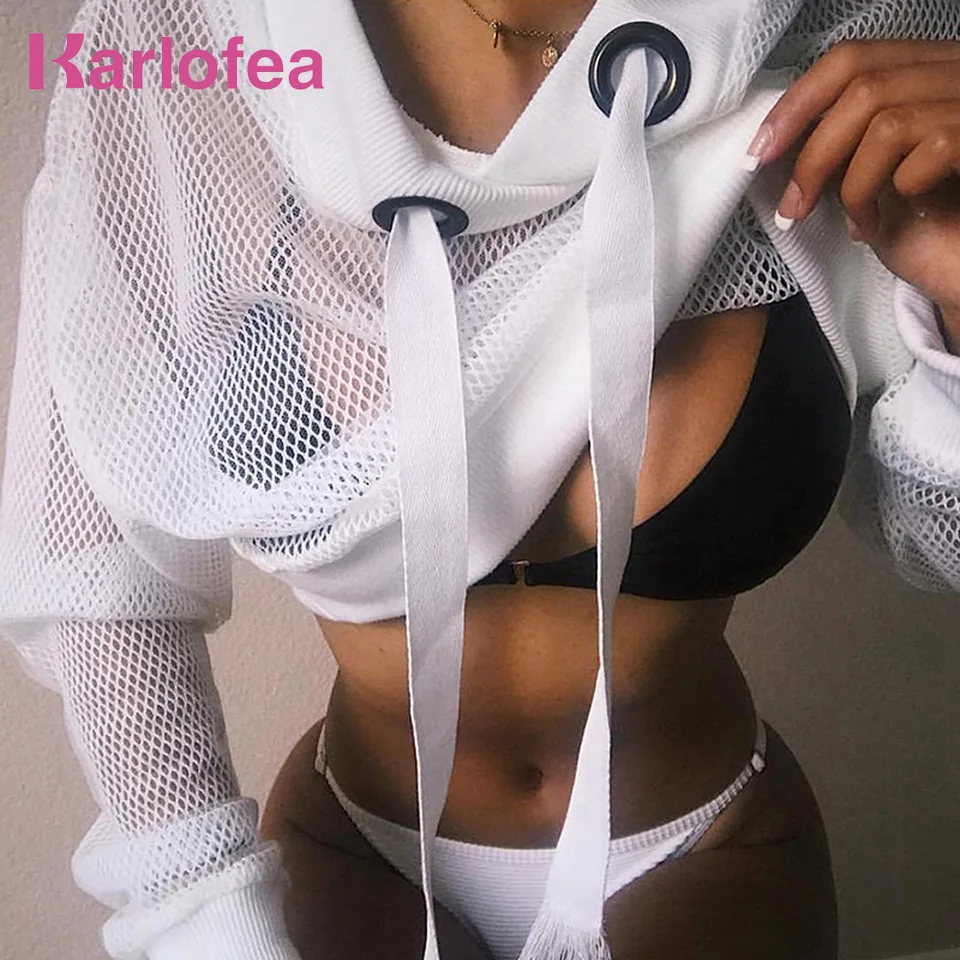 Karlofea Summer Beach See Through Long Sleeve Hoodies Women Fashion Outfits Beach Wear Top Mesh Sweatshirt Sexy Casual Pullovers
Karlofea Summer Beach See Through Long Sleeve Hoodies Women Fashion Outfits Beach Wear Top Mesh Sweatshirt Sexy Casual Pullovers