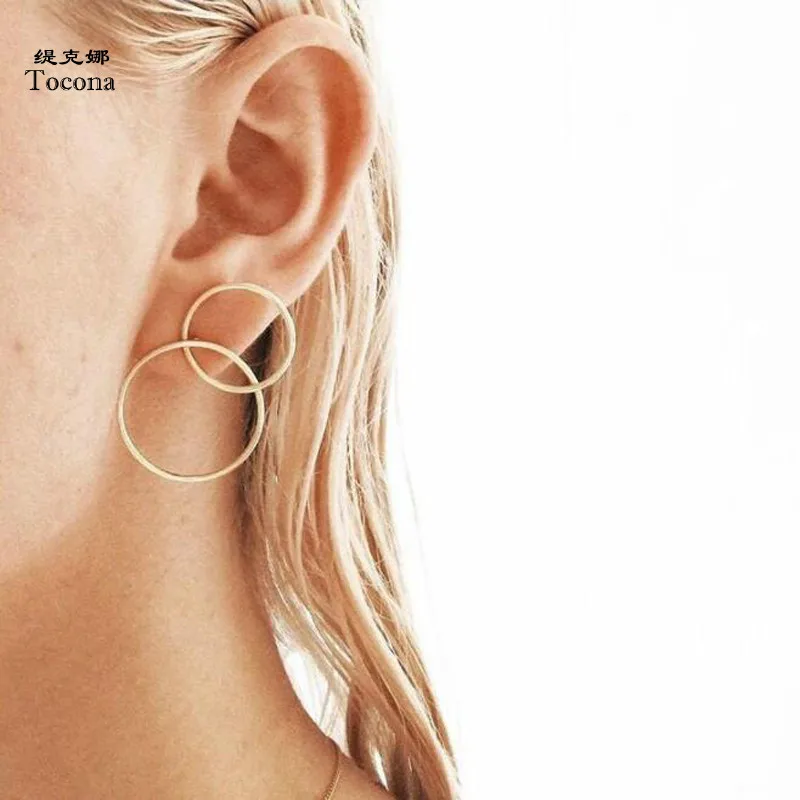 Tocona Bohemian Geometric Circle Stud Earring for Women Antique Gold Silver Earring Brincos Jewelry Accessories 6504
Tocona Bohemian Geometric Circle Stud Earring for Women Antique Gold Silver Earring Brincos Jewelry Accessories 6504