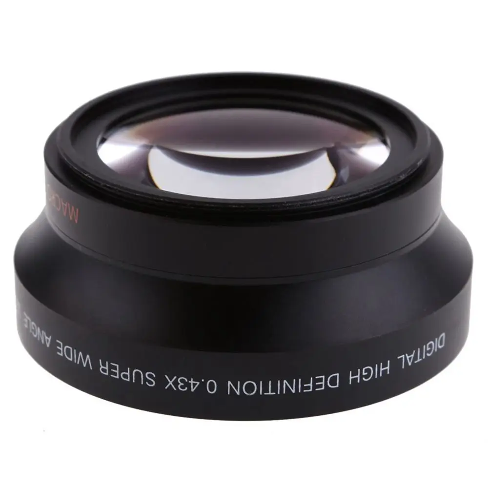 67mm Digital High Definition 0.43*SuPer Wide Angle Lens With Macro Japan Optics for Canon Rebel T5i T4i T3i 18-135mm 17-85mm | Электроника