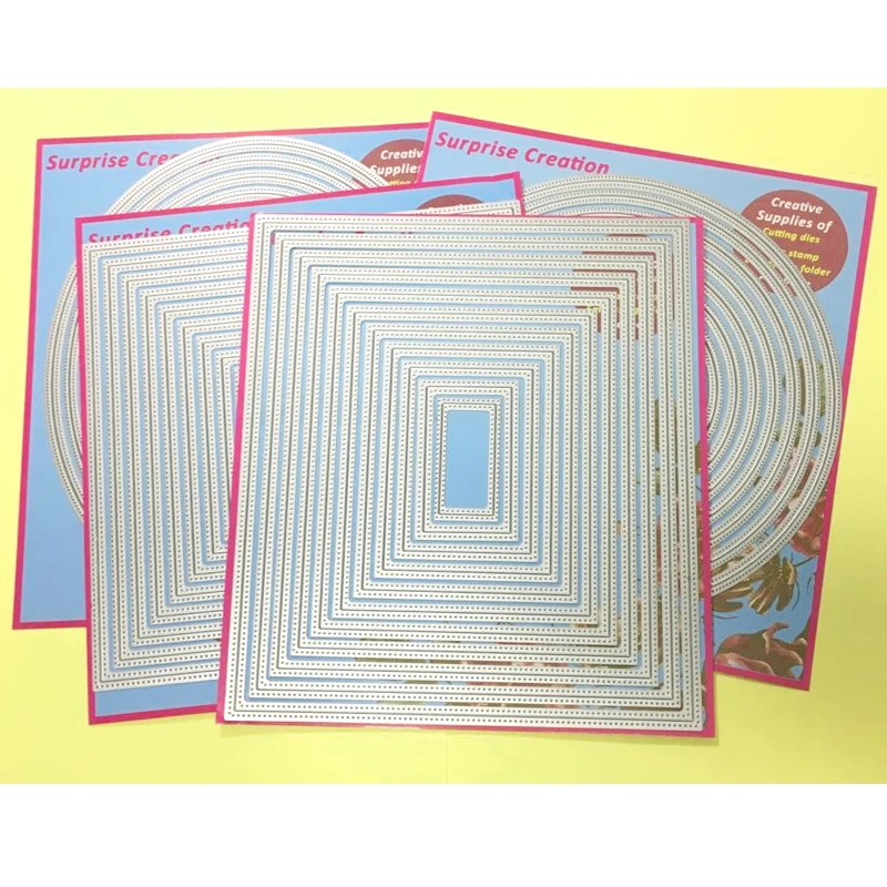 4-Set large Cutting dies with Piercing Rectangle Square Circle Oval Cardmaking & Scrapbooking DIY Craft Stencil
4-Set large Cutting dies with Piercing Rectangle Square Circle Oval Cardmaking & Scrapbooking DIY Craft Stencil