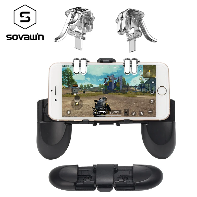 Sovawin Gamepad For Pubg Mobile Game Controller Portable Gamepad Trigger Aim Key L1 R1 Fire Button For iPhone Android Smartphone
Sovawin Gamepad For Pubg Mobile Game Controller Portable Gamepad Trigger Aim Key L1 R1 Fire Button For iPhone Android Smartphone