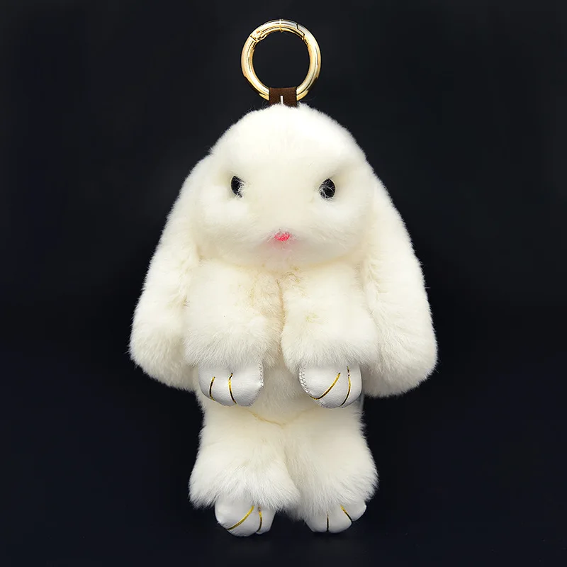 13CM Cute Fluffy Real Fur Bunny Keychain For Women Girls Pompom Rabbit Key Chain On Bag Car Trinket Jewelry Party Dolls Gift
13CM Cute Fluffy Real Fur Bunny Keychain For Women Girls Pompom Rabbit Key Chain On Bag Car Trinket Jewelry Party Dolls Gift