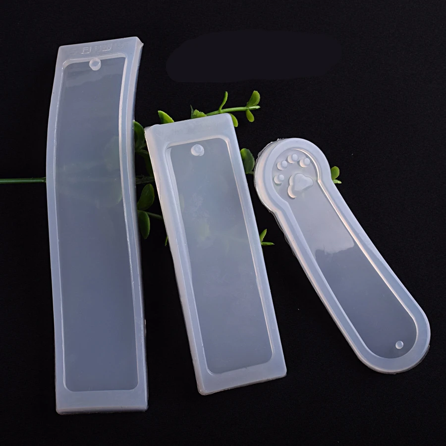 New Hot Blank Big Small Rectangle Cat paw Bookmark Mold Silicone Mold Mold And Hole Epoxy Resin Jewelry Bookmark H844
New Hot Blank Big Small Rectangle Cat paw Bookmark Mold Silicone Mold Mold And Hole Epoxy Resin Jewelry Bookmark H844