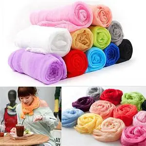 1 Scarf Color Chiffon Slik Blend Shawl Female Long Women Nice Chiffon Scarf Gradual Solid Design
1 Scarf Color Chiffon Slik Blend Shawl Female Long Women Nice Chiffon Scarf Gradual Solid Design