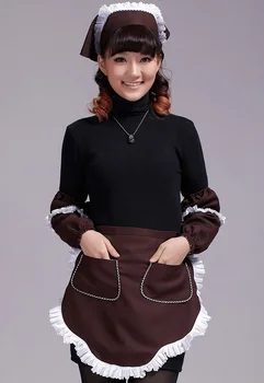 4 Piece Suit Apron + Scarf + Sleeve Japanese Maid Restaurant Kitchen Apron Cute Fashion Half Apron
4 Piece Suit Apron + Scarf + Sleeve Japanese Maid Restaurant Kitchen Apron Cute Fashion Half Apron