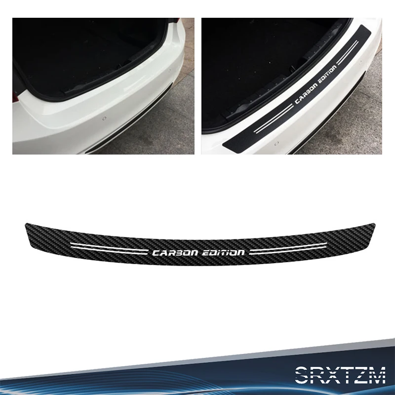 SRXTZM Carbon Fiber Pattern Car Rear Bumper Protector Sticker Performance Vinyl Decal For BMW E90 F30 E60 F10 G30 F30 F52 E65
SRXTZM Carbon Fiber Pattern Car Rear Bumper Protector Sticker Performance Vinyl Decal For BMW E90 F30 E60 F10 G30 F30 F52 E65