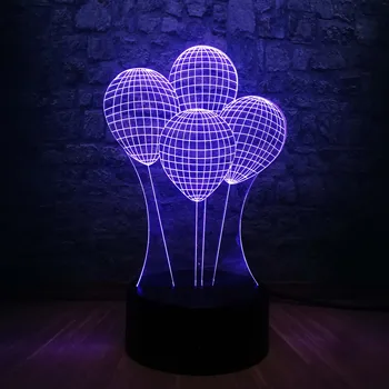 2019 Children's Day Kid Toy Gift 3D LED Lamp Romantic Outer Space Colorful Balloons Fashion Night Light Touch Dimmer Party Decor
2019 Children's Day Kid Toy Gift 3D LED Lamp Romantic Outer Space Colorful Balloons Fashion Night Light Touch Dimmer Party Decor