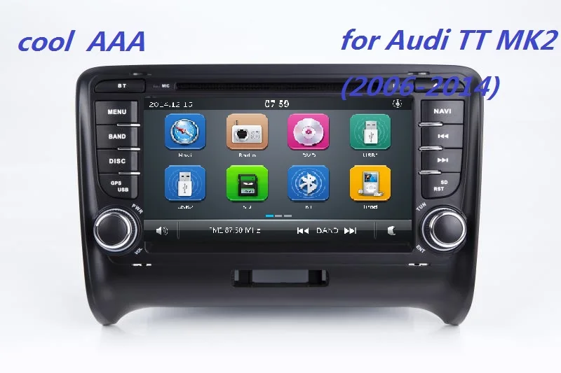 Wholesale! Car radio DVD Player for Audi TT MK2 (2006-2014) 3G WiFi Bluetooth GPS Navigation Radio FM
Wholesale! Car radio DVD Player for Audi TT MK2 (2006-2014) 3G WiFi Bluetooth GPS Navigation Radio FM