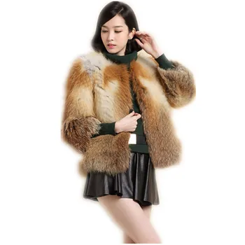 female fur coat Autumn winter new style fashion fur coat of genuine silver fox red fox fur women jacket C507
female fur coat Autumn winter new style fashion fur coat of genuine silver fox red fox fur women jacket C507