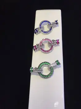 6sets Green ruby Blue Micro Pave Diamond Connectors 30-40mm Donut Clasp Buckle Interlock ,Interlocking Clasp Fastener for Beadin
6sets Green ruby Blue Micro Pave Diamond Connectors 30-40mm Donut Clasp Buckle Interlock ,Interlocking Clasp Fastener for Beadin