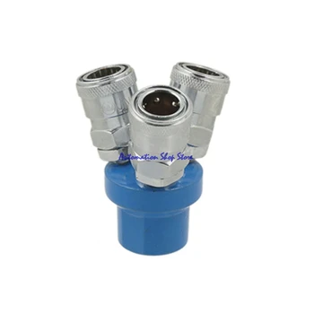 Pneumatic fittings 1/4" BSPP Multi 3Way / 2Way Air Pass Quick Coupling Adapter Connector SMY SMV
Pneumatic fittings 1/4" BSPP Multi 3Way / 2Way Air Pass Quick Coupling Adapter Connector SMY SMV