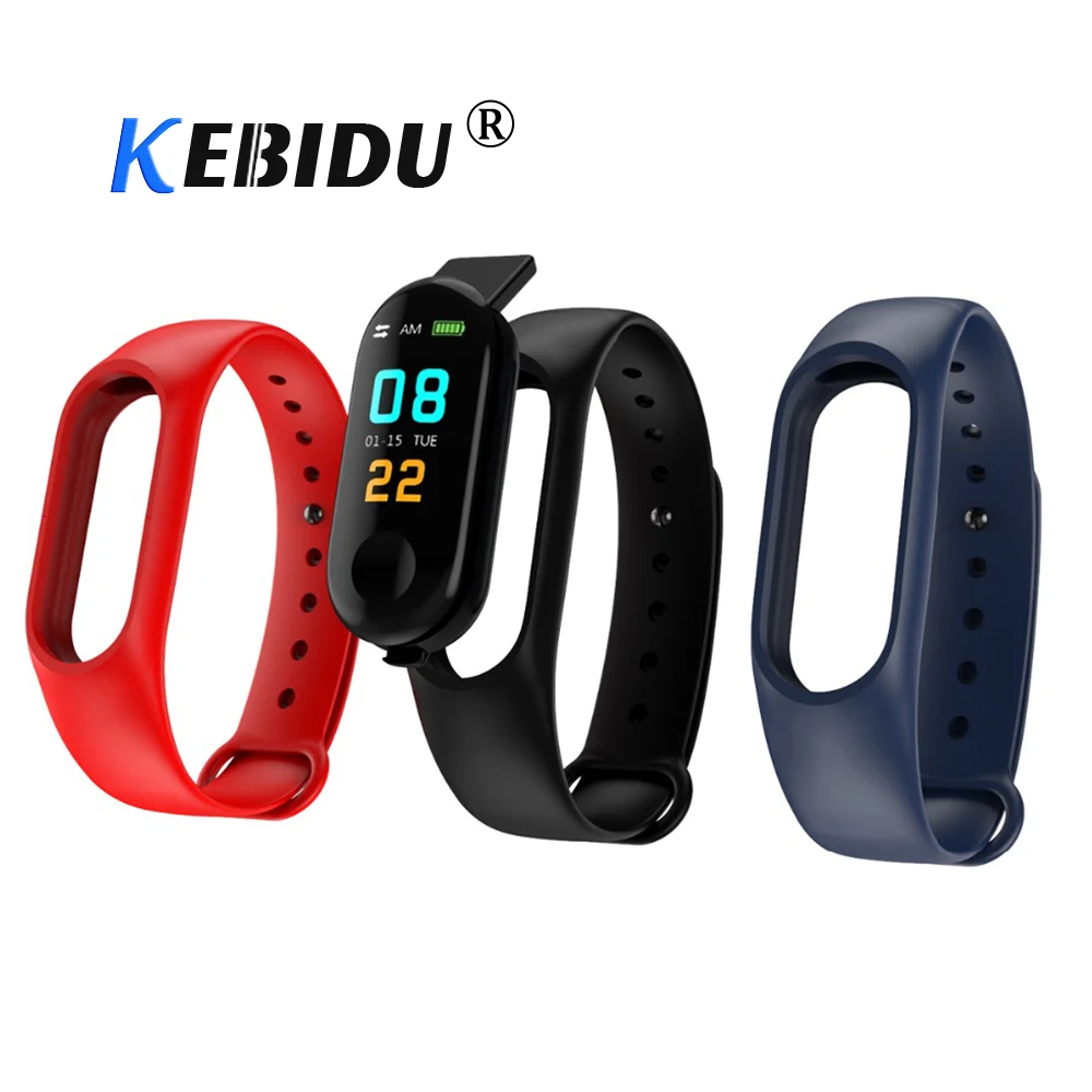 kebidu M3 Smart Wristband Fitness Bracelet Multi-sport Mode Big Touch Screen OLED Message Heart Rate Time Smartband for Phone
kebidu M3 Smart Wristband Fitness Bracelet Multi-sport Mode Big Touch Screen OLED Message Heart Rate Time Smartband for Phone