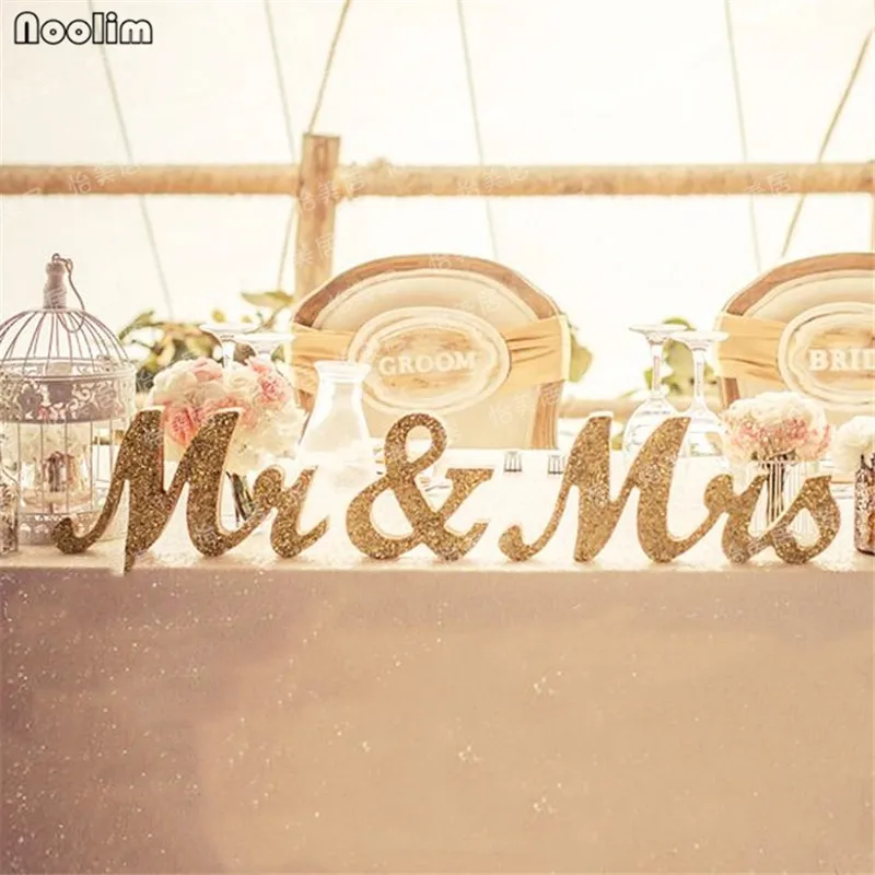 NOOLIM Gold Wooden Mr & Mrs Standing Letters Wedding Table Centrepiece Reception Sign Party Wedding Decoration Party Supplies
NOOLIM Gold Wooden Mr & Mrs Standing Letters Wedding Table Centrepiece Reception Sign Party Wedding Decoration Party Supplies