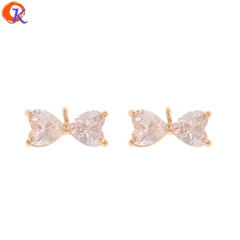 Cordial Design 30Pcs 5*12MM Jewelry Accessories/CZ Charms/Bowknot Shape/Genuine Gold Plating/Hand Made/DIY Earrings Making
Cordial Design 30Pcs 5*12MM Jewelry Accessories/CZ Charms/Bowknot Shape/Genuine Gold Plating/Hand Made/DIY Earrings Making