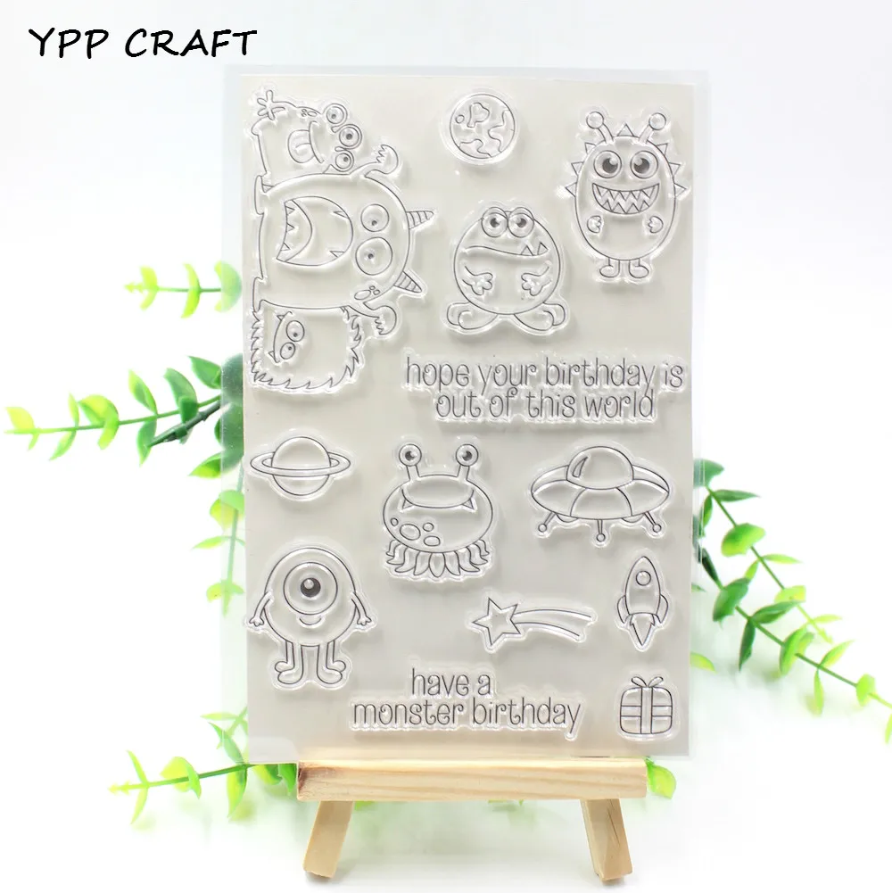 YPP CRAFT Birthday Monsters Transparent Clear Silicone Stamp/Seal for DIY scrapbooking/photo album Decorative clear stamp 298
YPP CRAFT Birthday Monsters Transparent Clear Silicone Stamp/Seal for DIY scrapbooking/photo album Decorative clear stamp 298