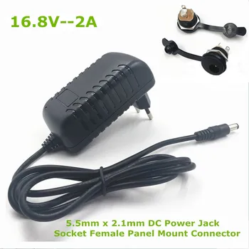 16.8V 2A Screwdriver Charger for 18650 Lithium Battery 14.4V 4Series Lithium li-ion Battery Wall Charger AC 100V-240V EU/US Plug
16.8V 2A Screwdriver Charger for 18650 Lithium Battery 14.4V 4Series Lithium li-ion Battery Wall Charger AC 100V-240V EU/US Plug