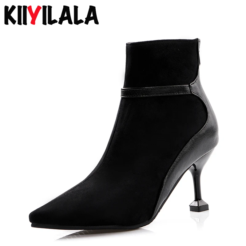 Kiiyilala Boots Women 2019 Autumn Ankle Boots For Women Thin Heel Zipper Casual Female Shoes Leather Boots Botas Mujer Plus Size
Kiiyilala Boots Women 2019 Autumn Ankle Boots For Women Thin Heel Zipper Casual Female Shoes Leather Boots Botas Mujer Plus Size