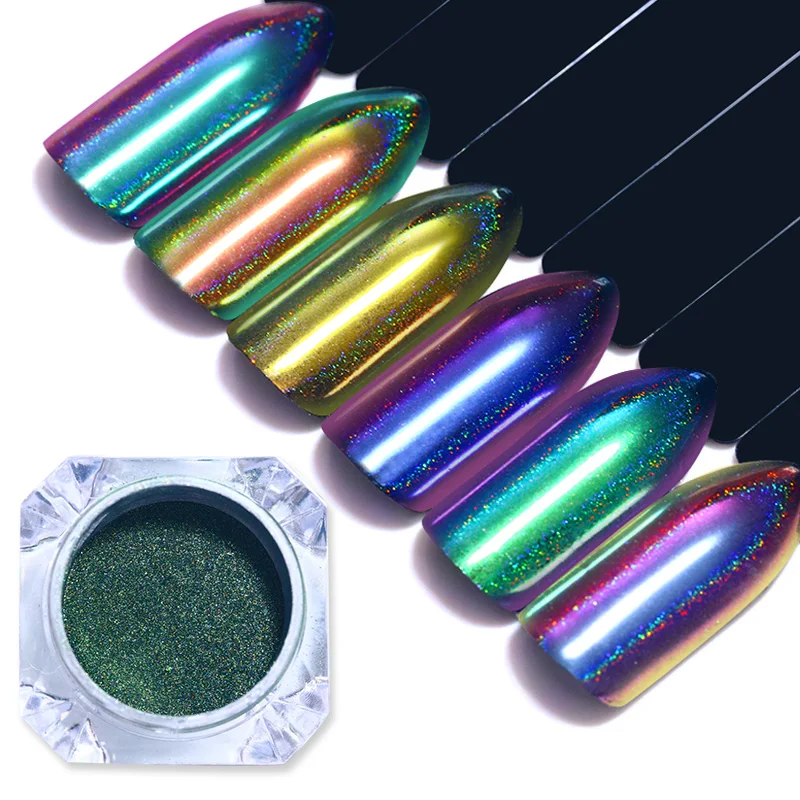 0.2g Peacock Chameleon Mirror Powder Holographic Nail Art Chrome Pigment Glitters Holo Nail Dust Manicure Decorations
0.2g Peacock Chameleon Mirror Powder Holographic Nail Art Chrome Pigment Glitters Holo Nail Dust Manicure Decorations