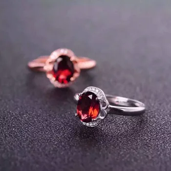 Natural red garnet gem Ring Natural gemstone Ring S925 sterling silver trendy elegant Exquisite round women wedding Jewelry
Natural red garnet gem Ring Natural gemstone Ring S925 sterling silver trendy elegant Exquisite round women wedding Jewelry