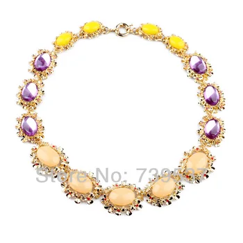 xl00623 Flash Deals Imitation Oval stone Princess Necklace Gold Color Party Going Designer Bijoux
xl00623 Flash Deals Imitation Oval stone Princess Necklace Gold Color Party Going Designer Bijoux