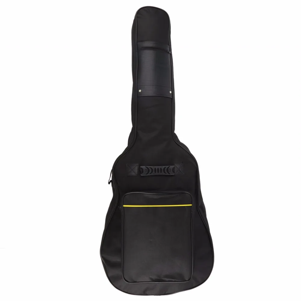 Waterproof Guitar Bag Pad Cotton Thickening Backpack Double Straps Soft Case for 41 Inch Guitar Gig Bag
Waterproof Guitar Bag Pad Cotton Thickening Backpack Double Straps Soft Case for 41 Inch Guitar Gig Bag