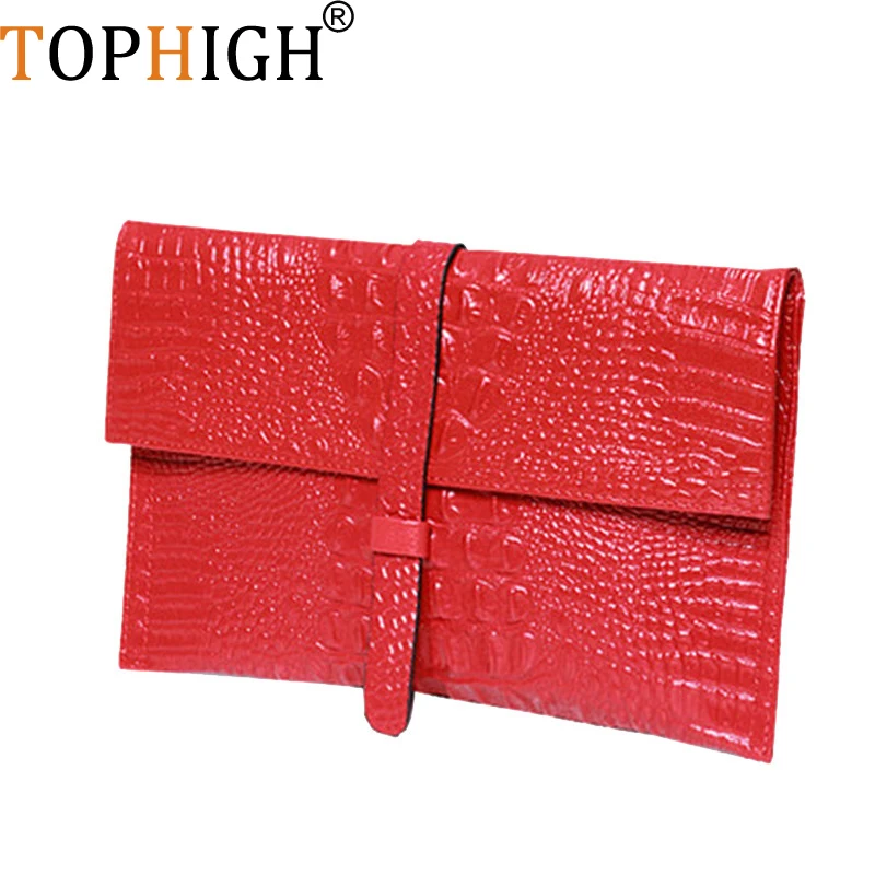 TOPHIGH Genuine Leather Women Crocodile Shoulder Bag Trendy Women Clutch Wallet Purse Lady Messenger Bag
TOPHIGH Genuine Leather Women Crocodile Shoulder Bag Trendy Women Clutch Wallet Purse Lady Messenger Bag