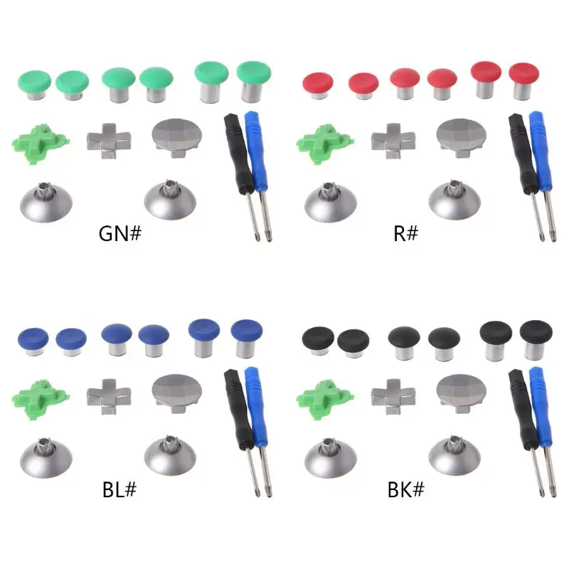 11Pcs/Set Swap Thumb Analog Sticks Grips Stick D-Pad Bumper Trigger Button Storage Bag Gamepad Replacement for Xbox One Elite Wi
11Pcs/Set Swap Thumb Analog Sticks Grips Stick D-Pad Bumper Trigger Button Storage Bag Gamepad Replacement for Xbox One Elite Wi