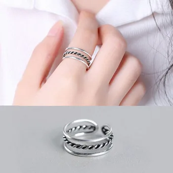 2019 Fashion S925 Silver Open Retro Rings For Girls Christmas Gifts Adjustable Ring Luxury Sterling Silver Jewelry Wholesale
2019 Fashion S925 Silver Open Retro Rings For Girls Christmas Gifts Adjustable Ring Luxury Sterling Silver Jewelry Wholesale