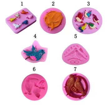 DIY Various Birds Molds Fondant Chocolate Silicone Mold Candy Moulds Food-Grade Bakeware Pastry Tool 
DIY Various Birds Molds Fondant Chocolate Silicone Mold Candy Moulds Food-Grade Bakeware Pastry Tool