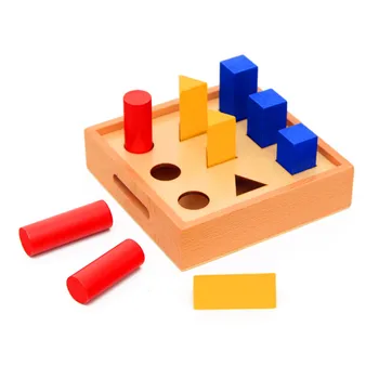 Wooden Montessori Toys Infant Montessori Geometry Matching Ladders Box Educational Early Learning Toys For Children MI2744H
Wooden Montessori Toys Infant Montessori Geometry Matching Ladders Box Educational Early Learning Toys For Children MI2744H
