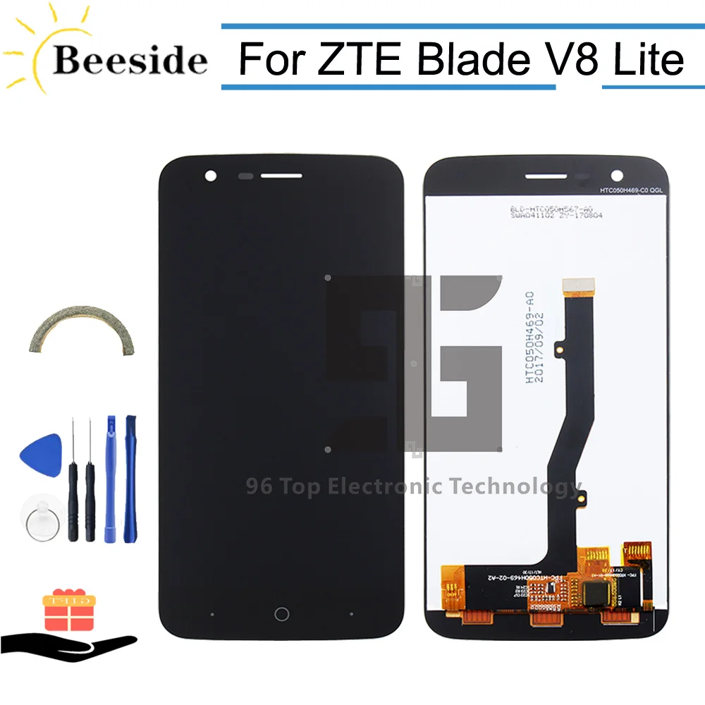 AA+ Quality LCD 5.0'' For ZTE Blade V8 Lite LCD Display Touch Screen Digitizer Assembly Replace Black / White With Tools
AA+ Quality LCD 5.0'' For ZTE Blade V8 Lite LCD Display Touch Screen Digitizer Assembly Replace Black / White With Tools