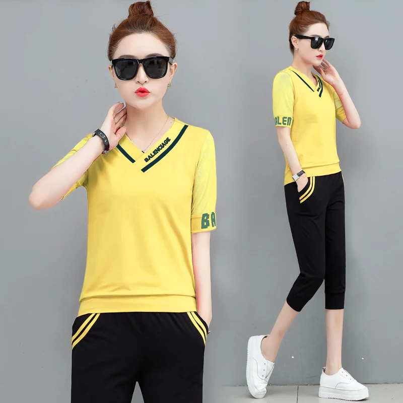 Yellow Tracksuit for Women Outfits Matching Sets Two Piece Set Sportswear Co-ord Set 2020 Summer Top and Pants Suits Clothing
Yellow Tracksuit for Women Outfits Matching Sets Two Piece Set Sportswear Co-ord Set 2020 Summer Top and Pants Suits Clothing