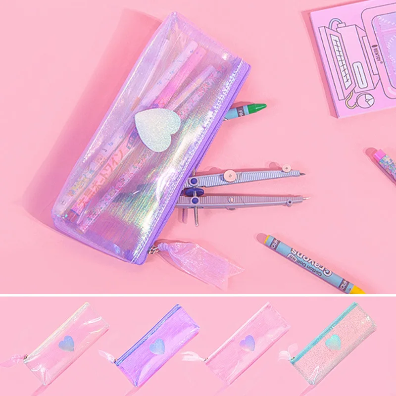 1 Pcs Kawaii Pencil Case Transparent jelly PVC Gift Estuches School Pencil Box Pencilcase Pencil Bag School Supplies Stationery
1 Pcs Kawaii Pencil Case Transparent jelly PVC Gift Estuches School Pencil Box Pencilcase Pencil Bag School Supplies Stationery