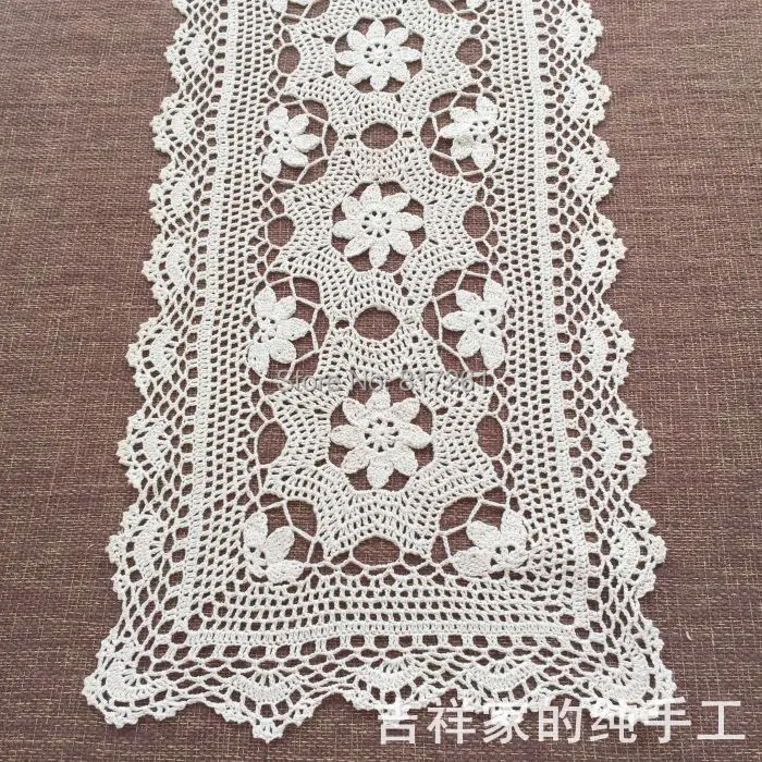 2015 new arrival cotton crochet lace table runner for home decor TV table runner towel with flowers table cover cabinet mat
2015 new arrival cotton crochet lace table runner for home decor TV table runner towel with flowers table cover cabinet mat