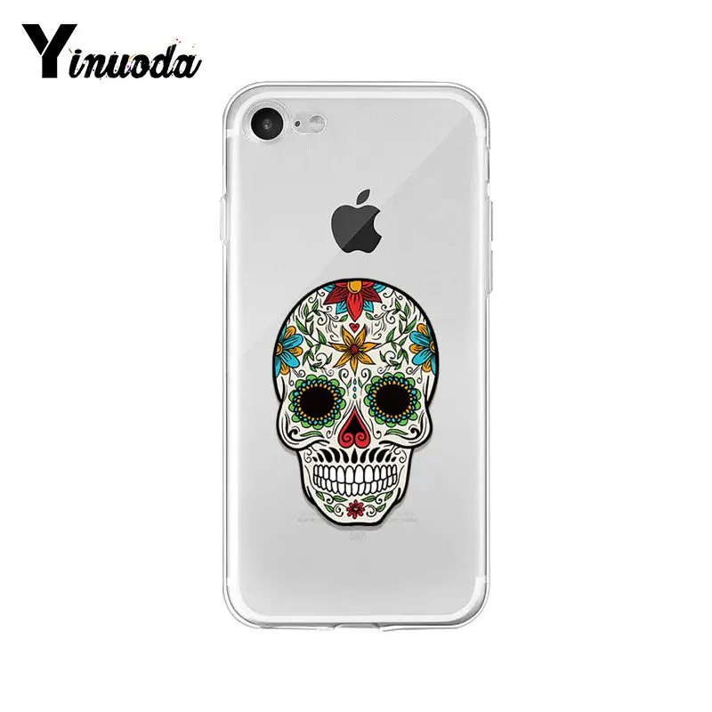 Fashion Retro Style Flower Skull