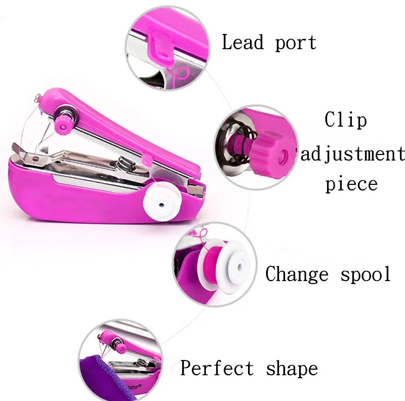 Mini Portable Manual Sewing Machine Household Sewing Tools Travel Student Sewing Machine Pants Clothes Small Sewing Promotion
Mini Portable Manual Sewing Machine Household Sewing Tools Travel Student Sewing Machine Pants Clothes Small Sewing Promotion