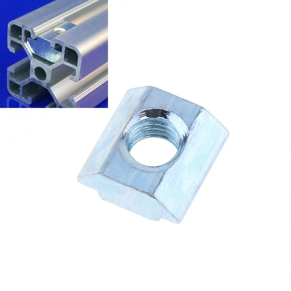 2020 Quadrilateral Slider Nut with Screw Holes High Galvanized Surface European Standard for Connecting Profile Accessories
2020 Quadrilateral Slider Nut with Screw Holes High Galvanized Surface European Standard for Connecting Profile Accessories