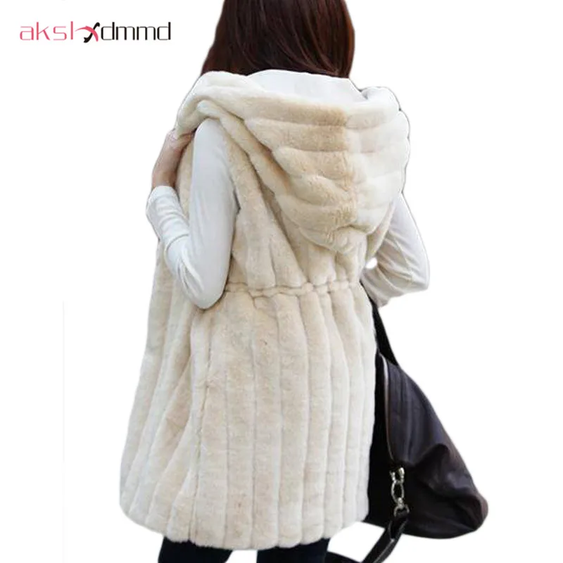 AKSLXDMMD 2017 New Lady Faux Fur Vest Winter Warm Fur Coat Outwear Fashion Warm Women Jacket Long Fur Waistcoat Tops DX343
AKSLXDMMD 2017 New Lady Faux Fur Vest Winter Warm Fur Coat Outwear Fashion Warm Women Jacket Long Fur Waistcoat Tops DX343
