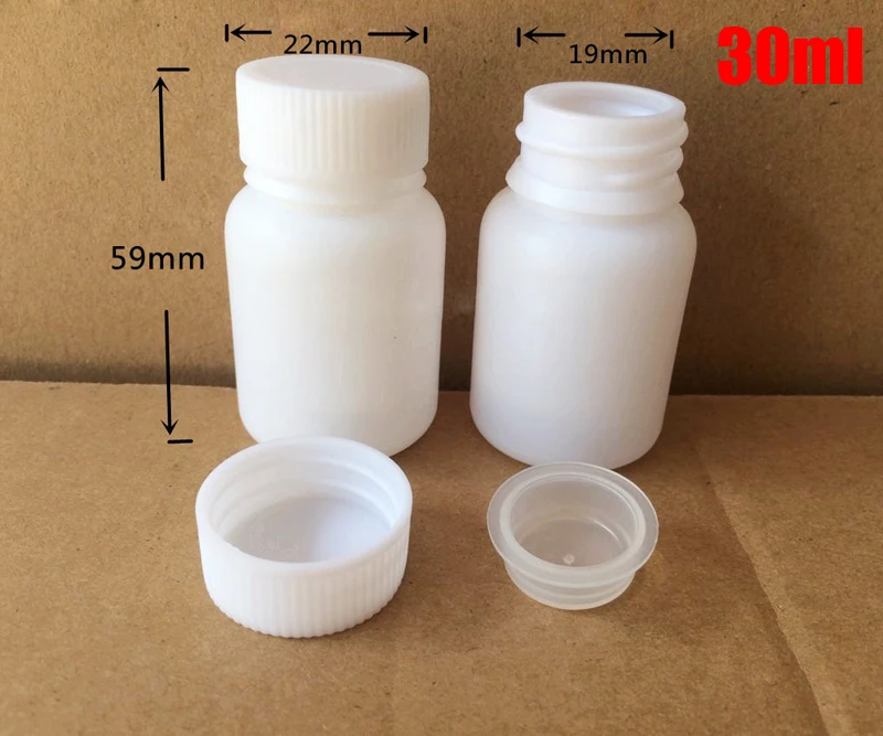 100pcs 30ml White Color HDPE Bottles, Samll Plastic Bottles,Wide Mouth Round Bottles, Sample Packing Containers
100pcs 30ml White Color HDPE Bottles, Samll Plastic Bottles,Wide Mouth Round Bottles, Sample Packing Containers
