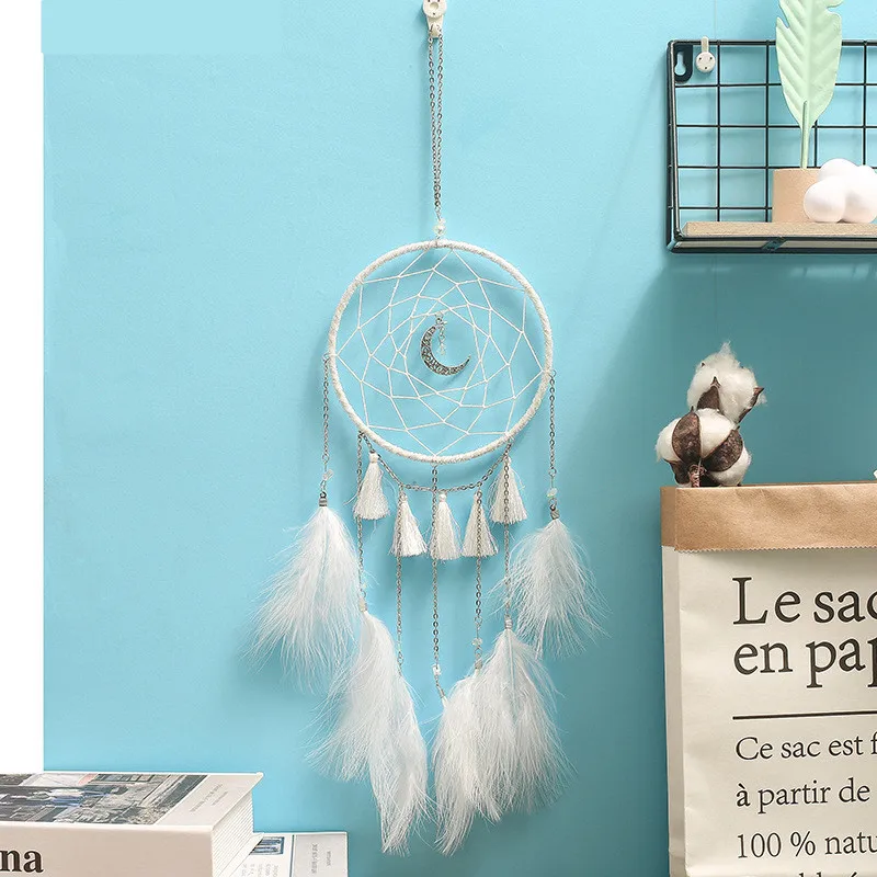 Modern Hand Knitting Dream Catcher Wind Bell Pendant Student Graduation Birthday Gift Creative Birthday Friends Home Decorations
Modern Hand Knitting Dream Catcher Wind Bell Pendant Student Graduation Birthday Gift Creative Birthday Friends Home Decorations