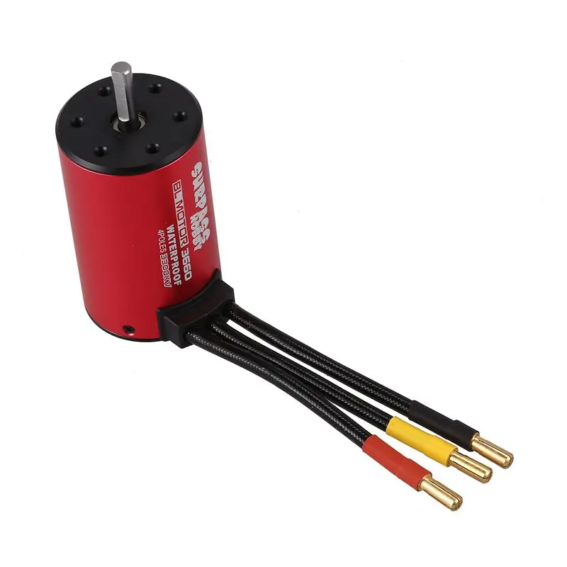 SURPASS HOBBY S3660 3300KV 4 Poles Sensorless Brushless Motor for 1/10 RC Car Truck Parts
SURPASS HOBBY S3660 3300KV 4 Poles Sensorless Brushless Motor for 1/10 RC Car Truck Parts
