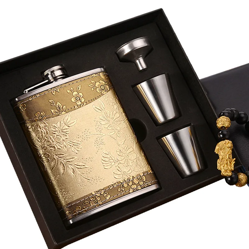 Eco-Friendly 8oz Moscow Whisky Flagon Stainless steel Alcohol Hip Flask Calico Wrapping Gift Box Set With Funnel and Cups LPPUNK
Eco-Friendly 8oz Moscow Whisky Flagon Stainless steel Alcohol Hip Flask Calico Wrapping Gift Box Set With Funnel and Cups LPPUNK