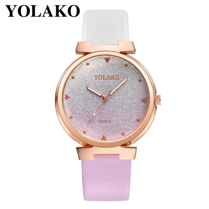 New Watches Brand Luxury Casual YOLAKO Women's Casual Quartz Leather Band New Strap Wrist Watch Horloges Vrouwen Dropshipping #A
New Watches Brand Luxury Casual YOLAKO Women's Casual Quartz Leather Band New Strap Wrist Watch Horloges Vrouwen Dropshipping #A