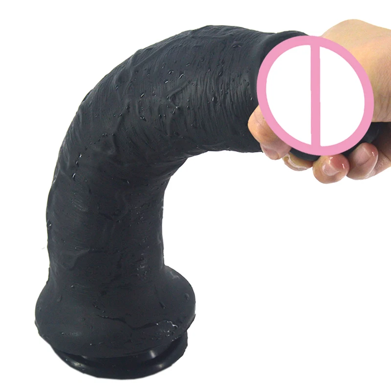 Super Huge Silicone Dildo Width5.8cm Realistic Glans Penis Shape Suction Cup Sex Toy For women Flexible Soft Insert Vagina